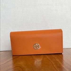 Tory Burch Tan Leather Sunglass Case